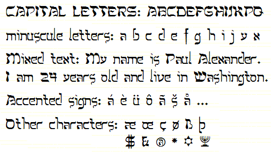 true type hebrew fonts free