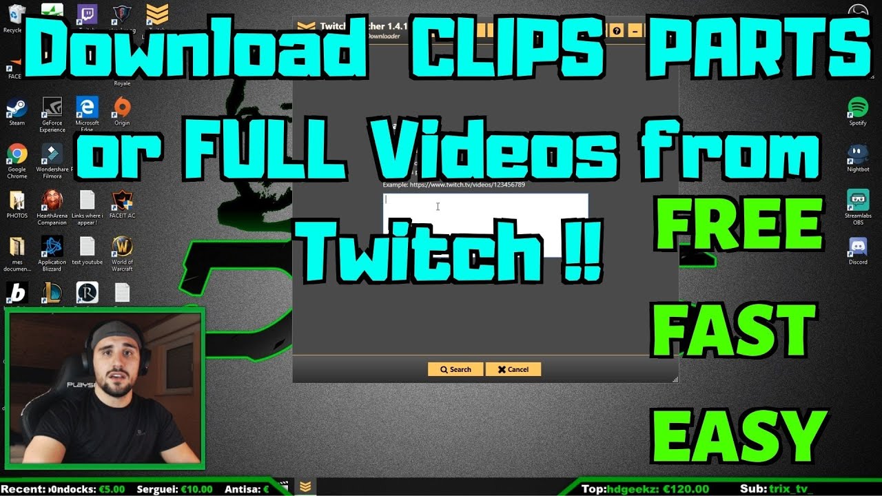 how to download clips off of twitch